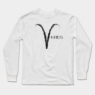 Aries zodiac sign Long Sleeve T-Shirt